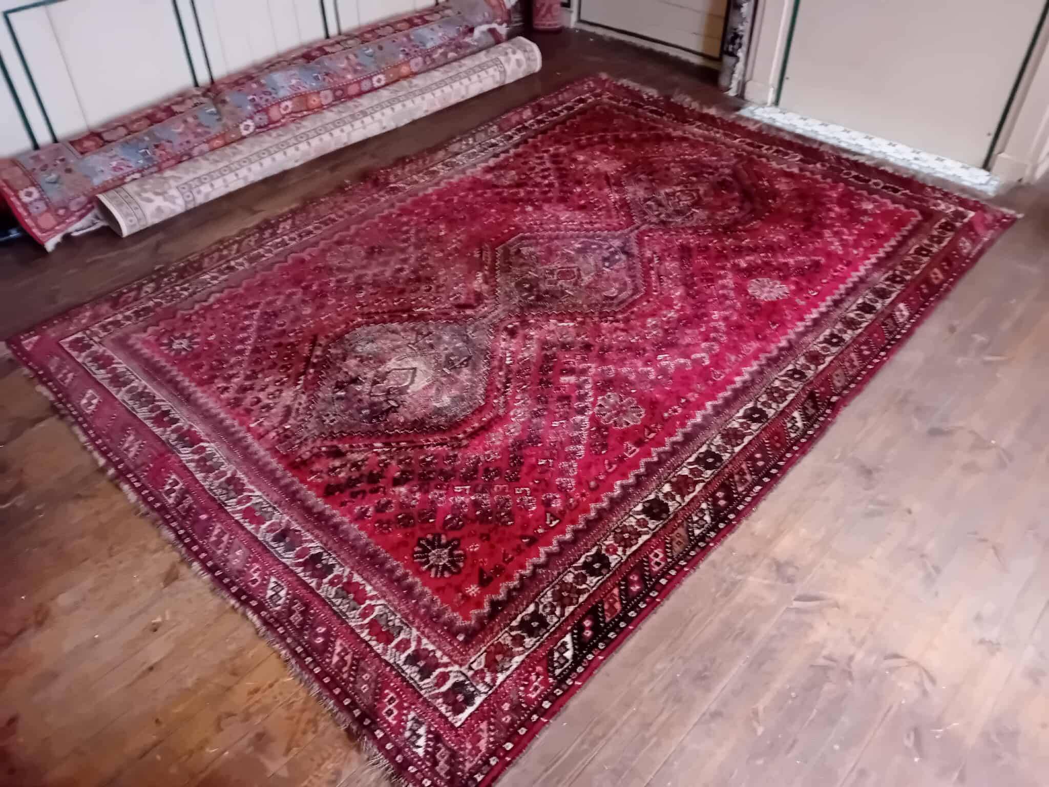 Tapis Persan Qashqaï fait main 315x222cm