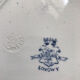 Series of 6 old Longwy flat plates