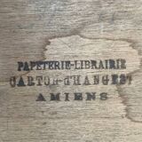 Painting: Oil on panel - landscape with haystacks