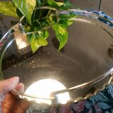 Round mirror top art deco beveled 30s