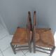 Paire de chaises enfants artisanales 1900