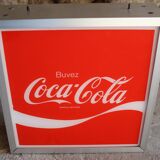 Illuminated Coca Cola bar sign