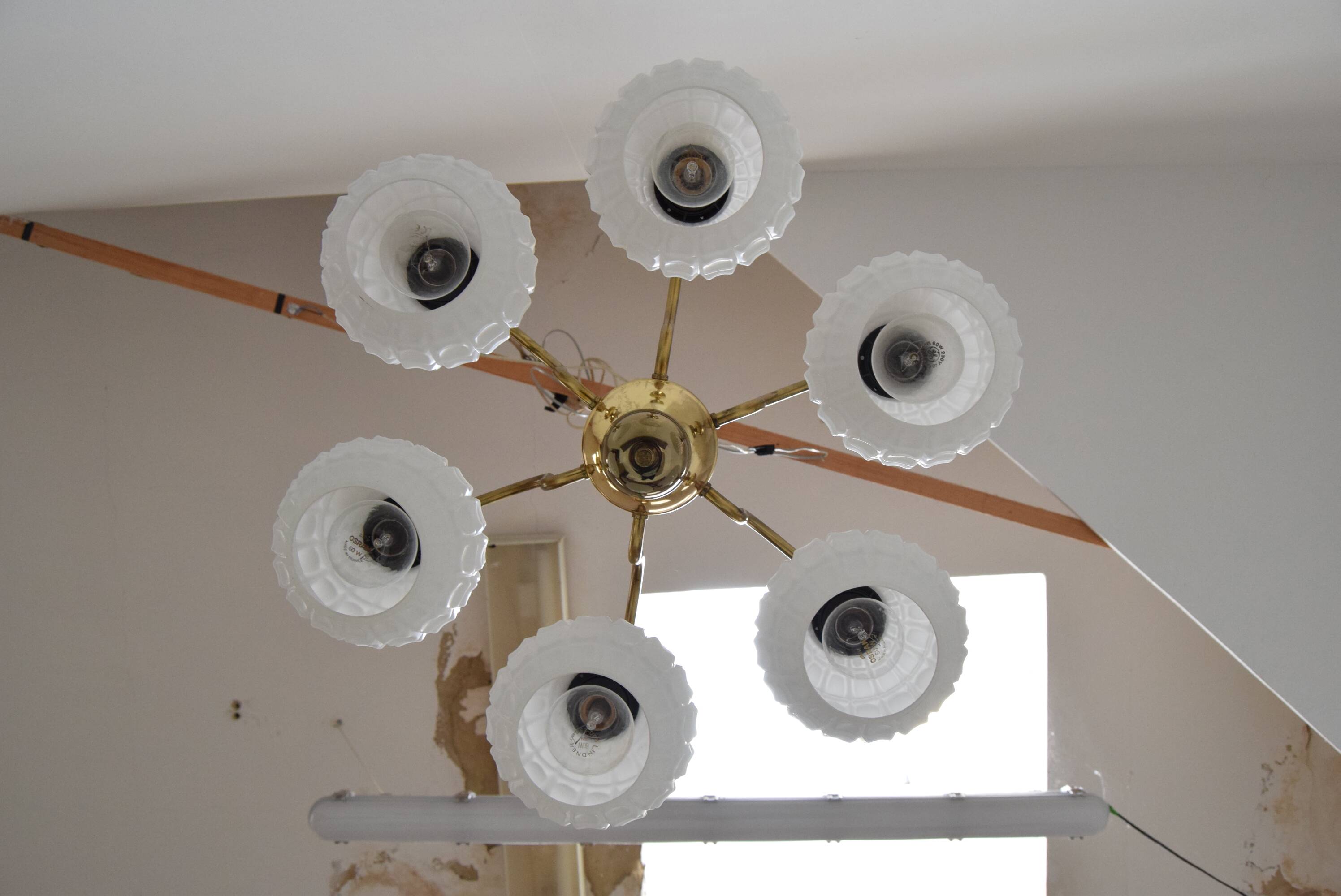 Mid-century Chandelier by Kamenicky Senov, Czechoslovakia, 1970's.