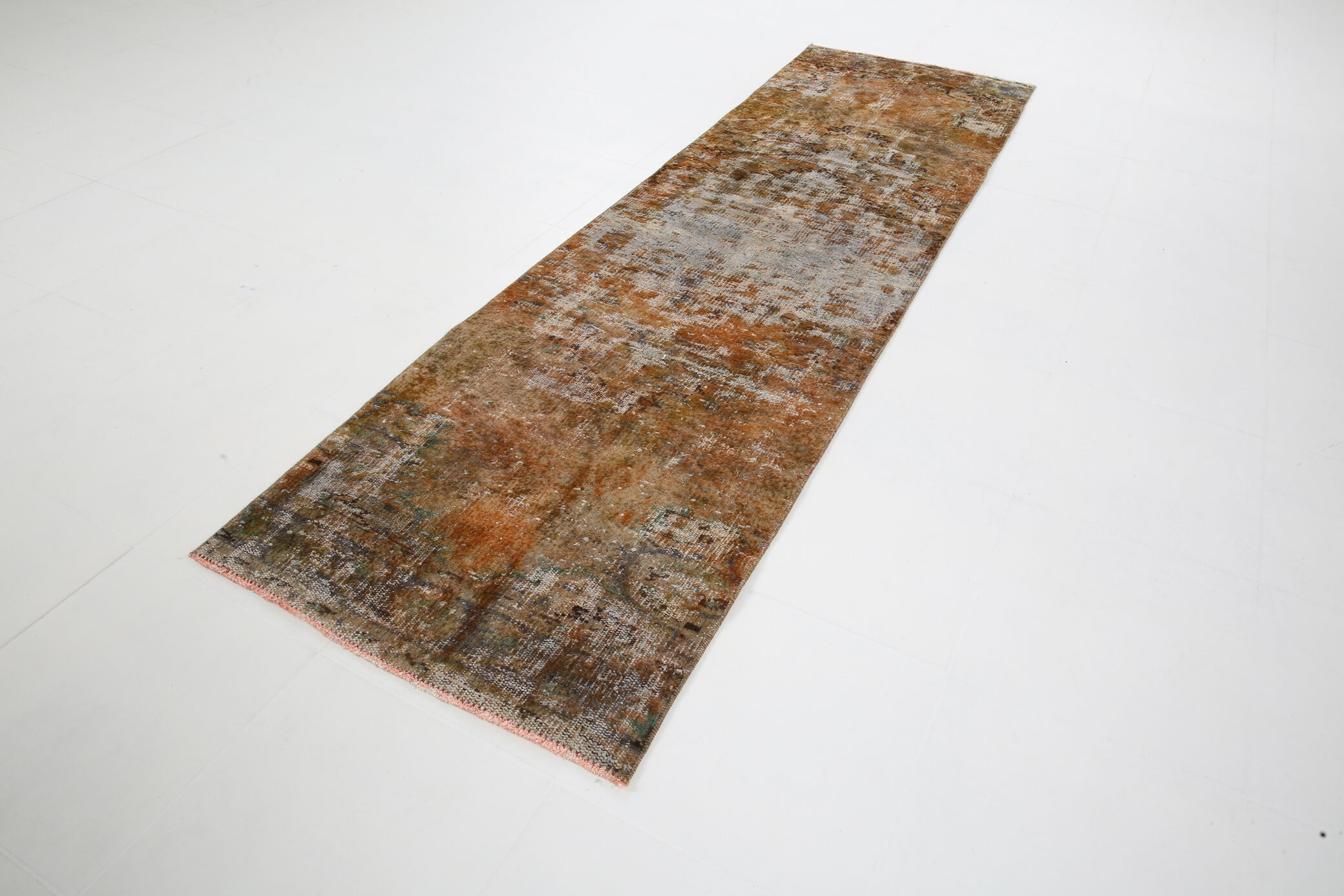 3x9 Vintage Oriental Runner Rug, 80x282Cm, Rug For Kitchen