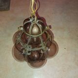 Glass chandelier