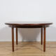 Mid-Century Round Extendable Dining Table, United Kingdom, 1960s.
