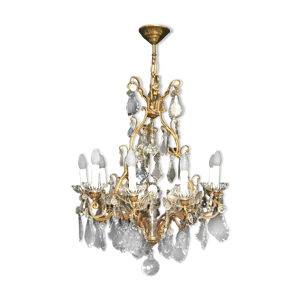 Lustre Cage Bronze et