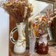 Vintage hand-painted ceramic vase
