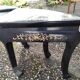 Coffee table Asian décor inlaid with vintage antique mother-of-pearl