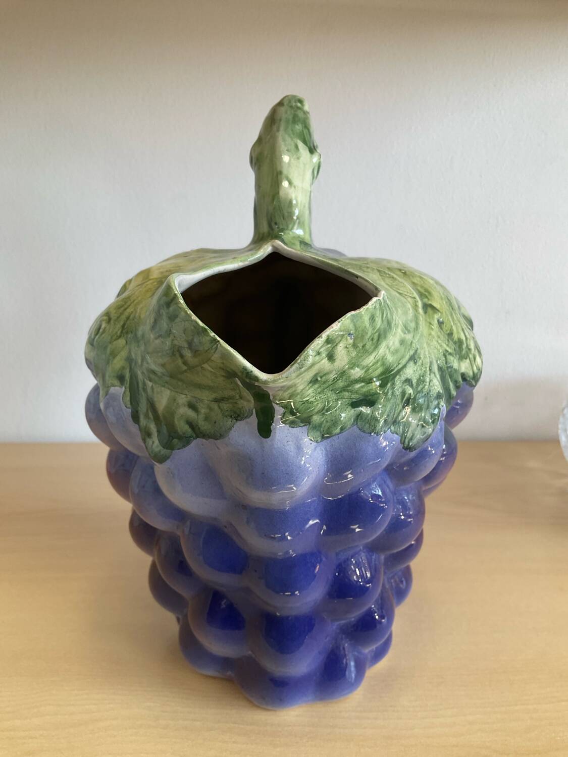 Old Grape Pitcher in Slip