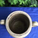 Glazed terracotta pot