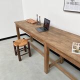 Oak console farm table 3m