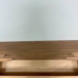 50s compass foot chest of drawers