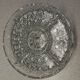 Large crystal aperitif presentation dish