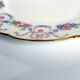 Set of 6 Limoges porcelain dessert plates with garlands and