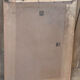 Pair of vintage antique mirrors in raw solid wood.