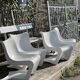 2 paires de fauteuils Silene de M.Borgnat