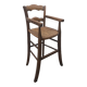Rattan children's high chair