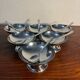 France stainless steel sorbet ice cream cup with mini fork
