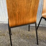 6 chairs Design Drabert Germany 1970 Scandinavian vintage