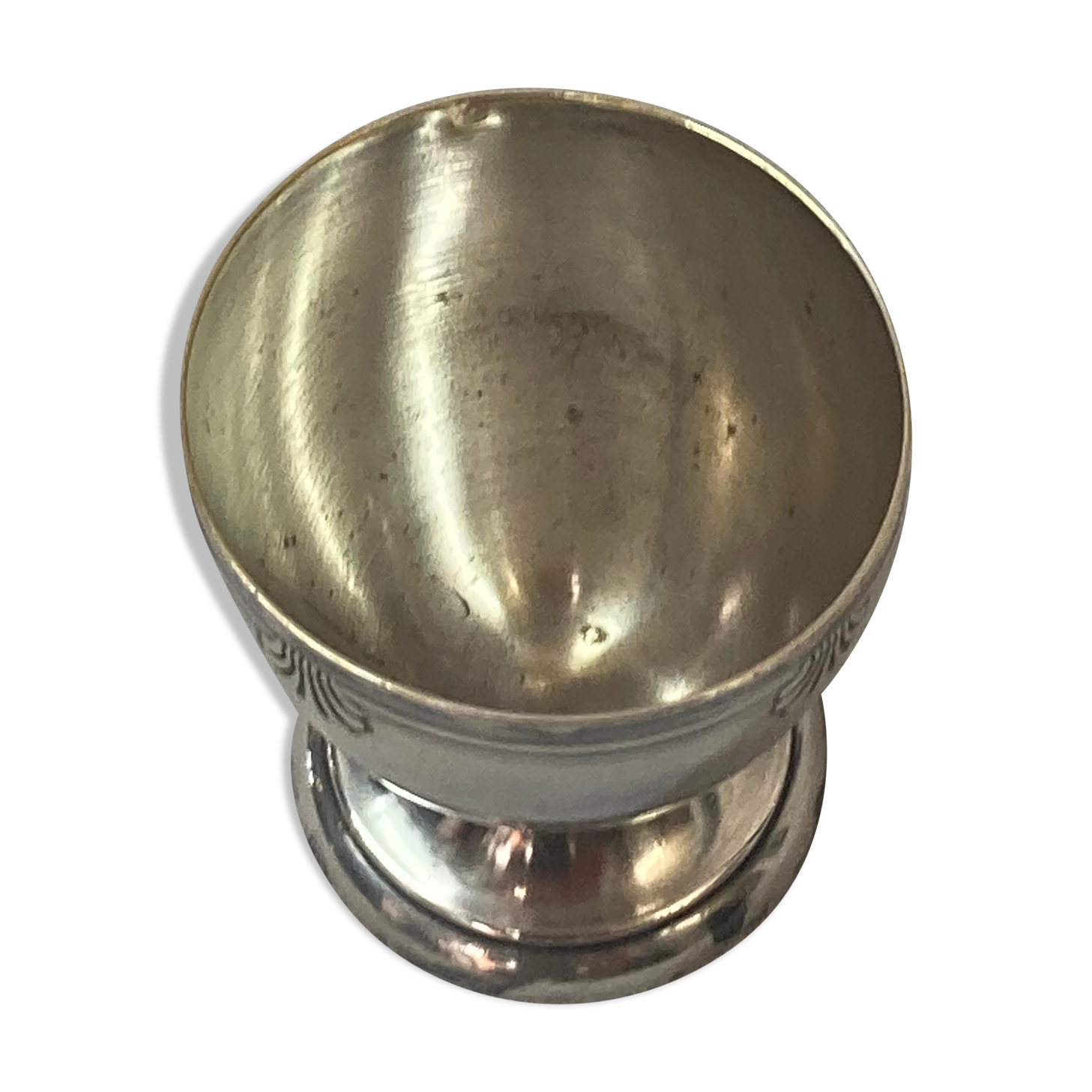 Silver metal shell