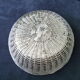 Breadbasket, banette in braided silver metal threads 23 cm