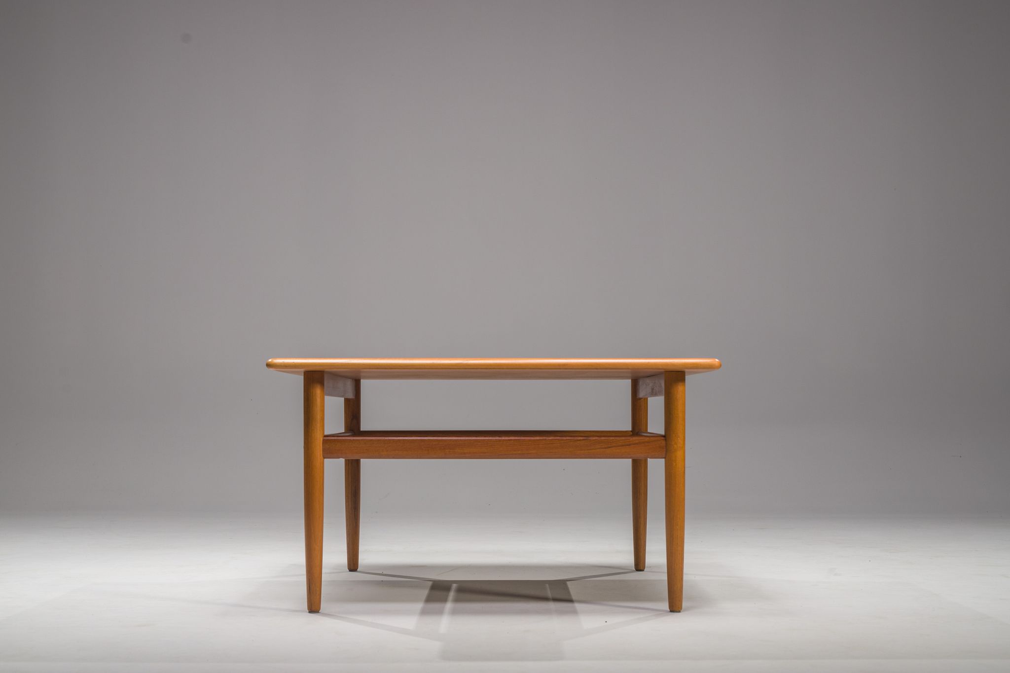 Table basse en teck danois du milieu du siècle, années 1960