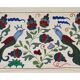 Hand-knotted rug, vintage Turkish rug 47x90 cm