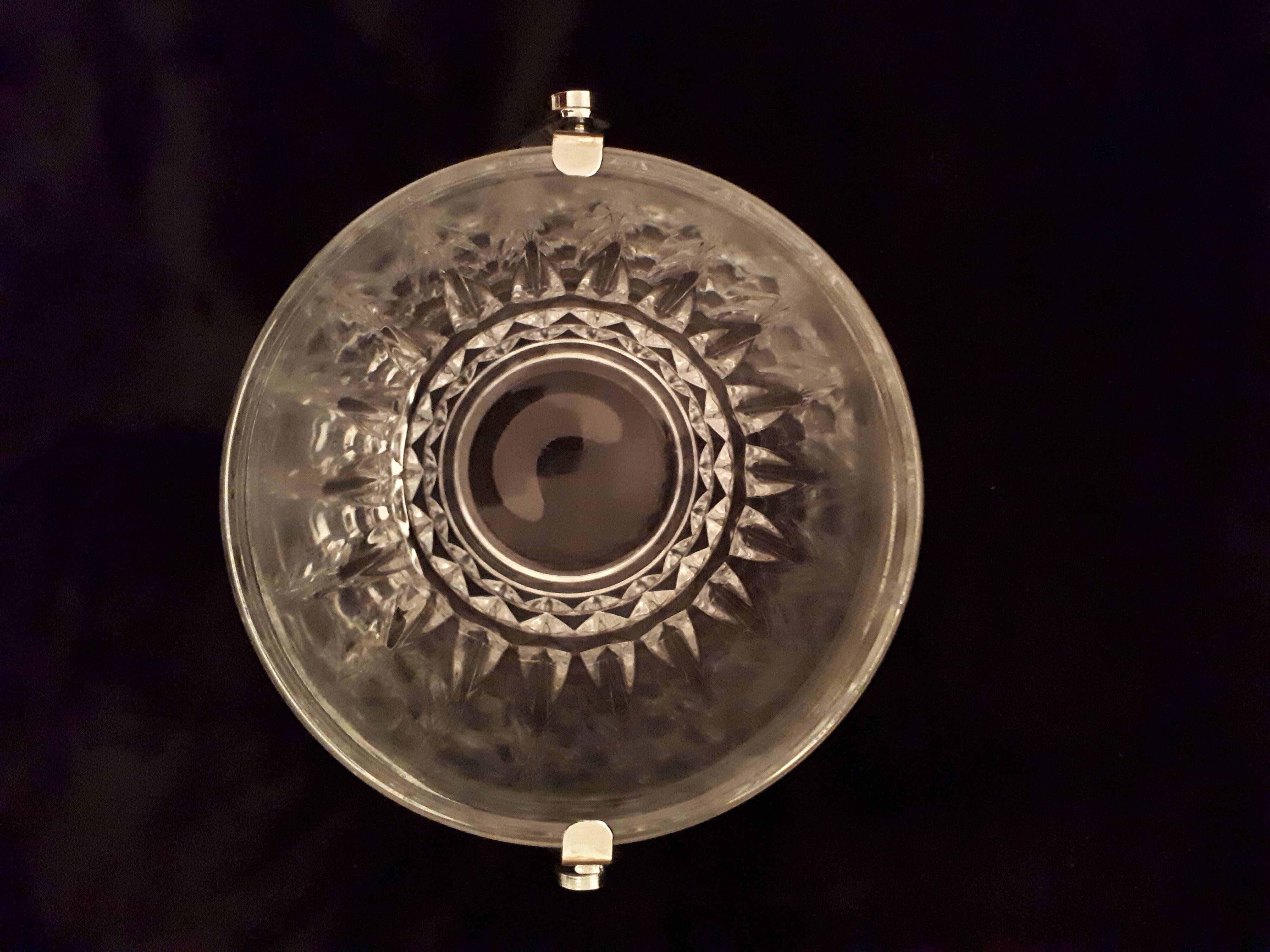 Vintage crystal bucket