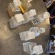 Full bar - 7 decanters / bottles for spirits
