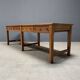 Grande table à draperie en bois antique