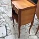 Pair of Louis XV style bedside tables in solid wood