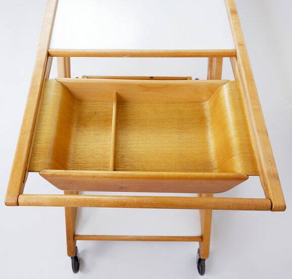 "Mobilo PE03" Serving Trolley by Cees Braakman for Pastoe, 1950s