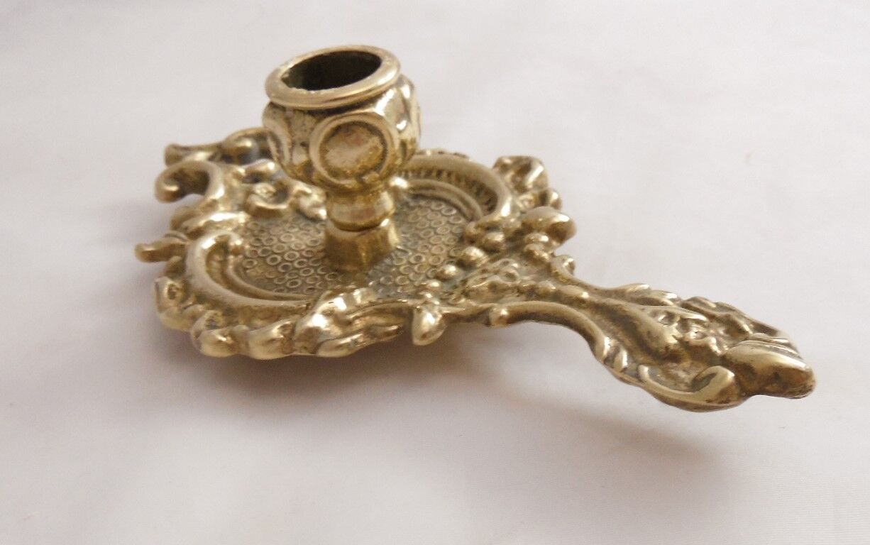 Brass candleholder
