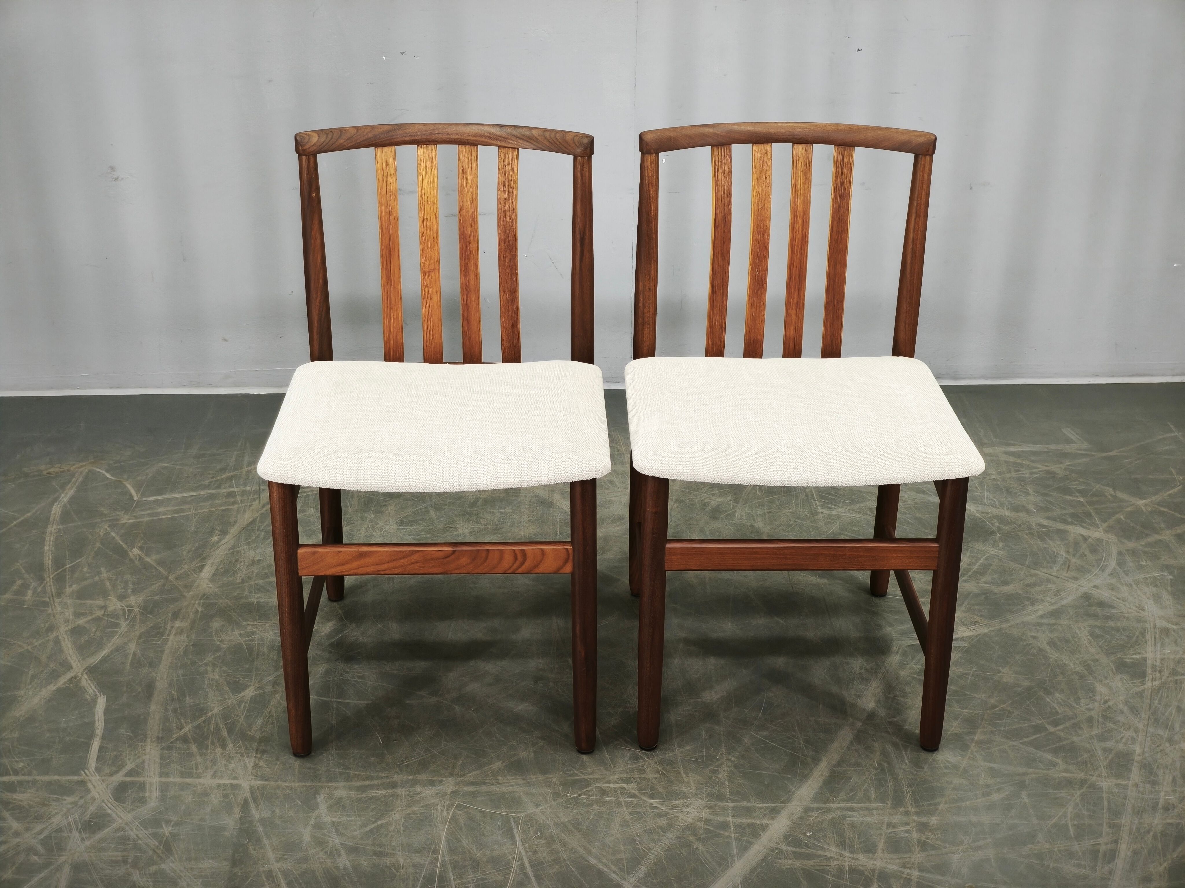 Set of Four Danish Teak Dining Chairs, Scandinavia, 1960s