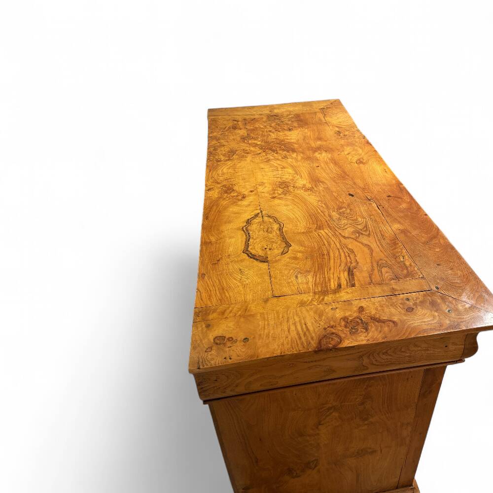 Charles X Commode, Elm, circa 1830