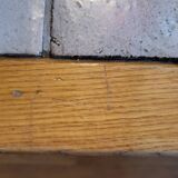 Jacques Blin coffee table in glazed ceramic, oak wood French Riviera 1960 Vintage