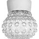 Vintage White Porcelain Ceiling Light, 1970s