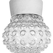 Vintage White Porcelain Ceiling Light, 1970s