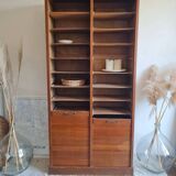 Meuble de métier - classeur à rideau double - vintage