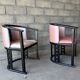 Pair of modernist armchairs