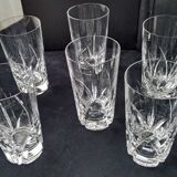 6 Verres à orangeade en Cristal de Sèvres