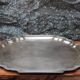 Antique yellow copper tray – 36 cm – Made in India