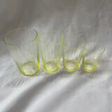 Ouraline : Lots de 16 verres en cristal souffler (série de 4)