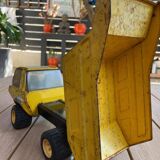 Ancien jouet en tôle camion benne basculante joustra goliath collector autophile