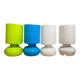 Lot of 4 assorted colors Scandinavian table lamps