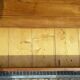 Old solid oak cabinet with its large drawer.