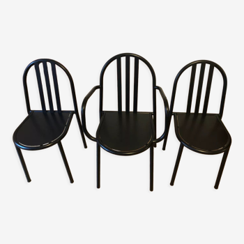 Lot 3 chaises cravois, Mallet Stevens, Habitat