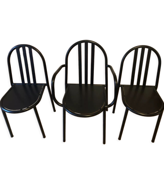 Lot 3 chaises cravois, Mallet Stevens, Habitat