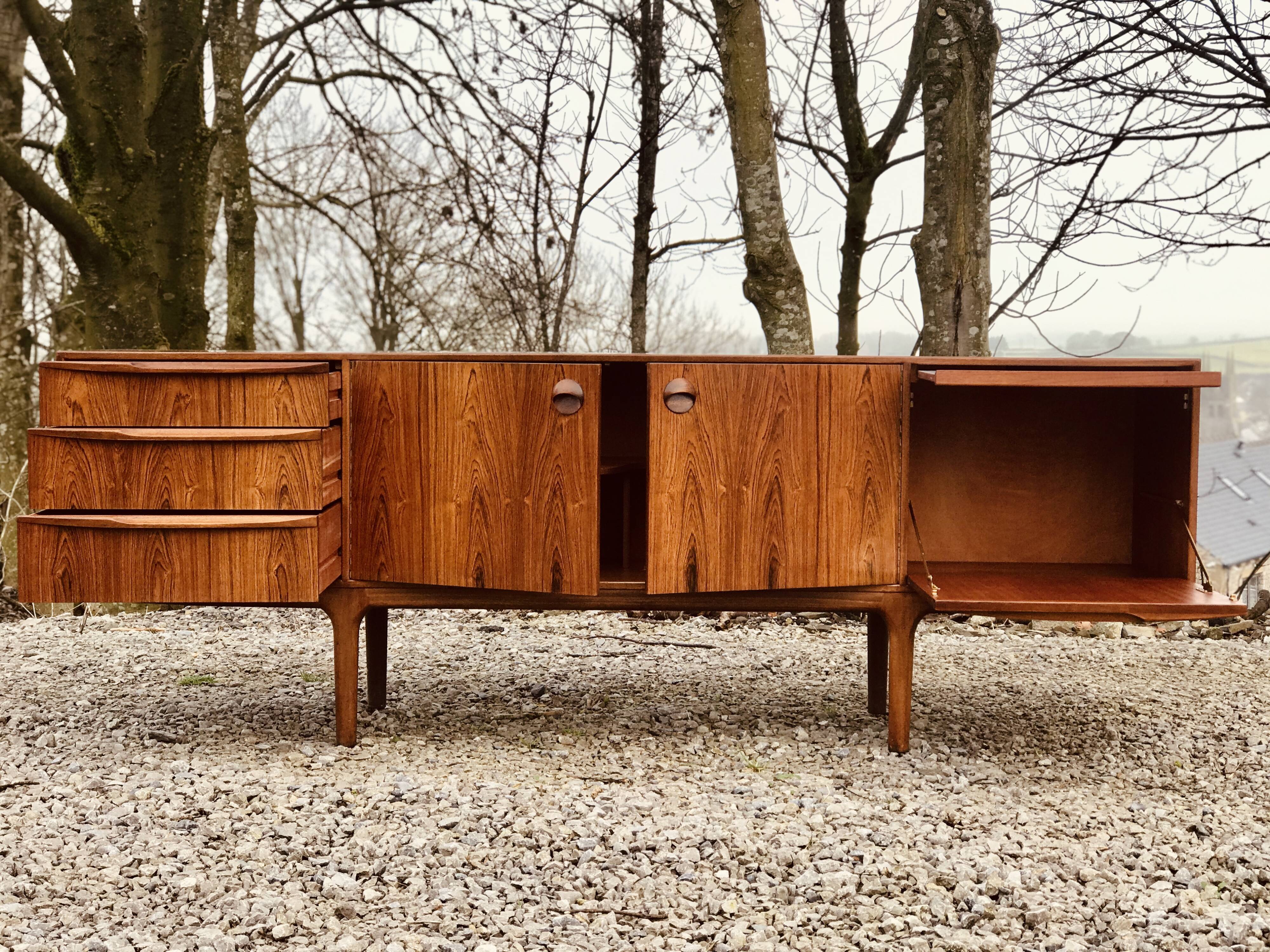 Rosewood sideboard by Tom Robertson for McIntosh, 1960